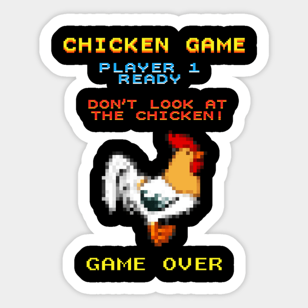 Chicken Game Sticker by ideeddido2